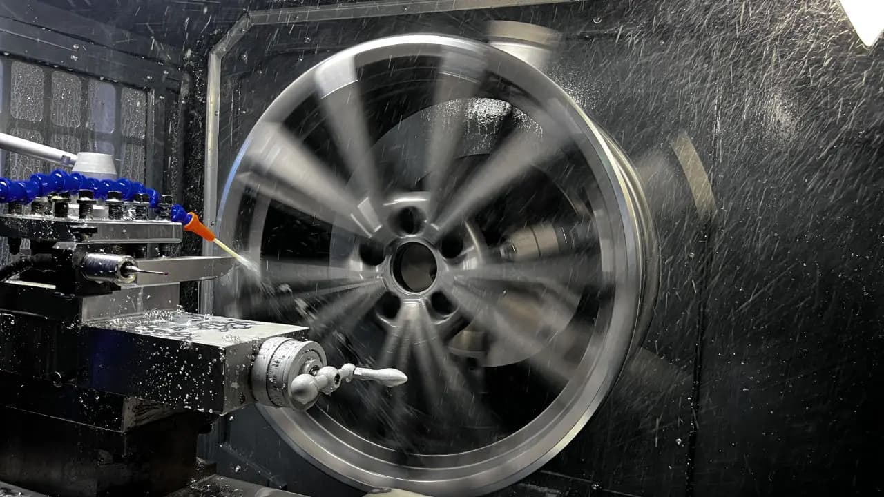 Felgenreparatur mit CNC-Technik